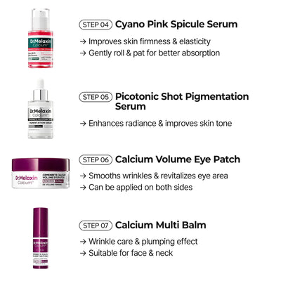 Dr. Melaxin 7-Step Radiance Routine — Complete K-Beauty Skincare Set